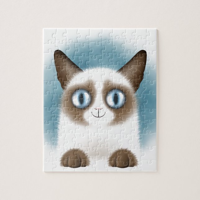 Curious Siamese Kitten (Vertikal)