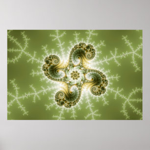 Curious Tentacles - Fraktal Art Poster