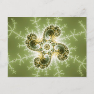 Curious Tentacles - Fraktal Art Postkarte