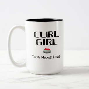 Curl Girl Curling Mug