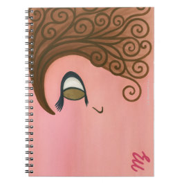 Curl Girl Normalnotebook Notizblock