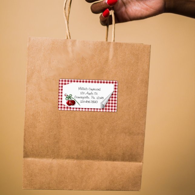 Curl-Tag-Kirschen-Label (Von Creator hochgeladen)