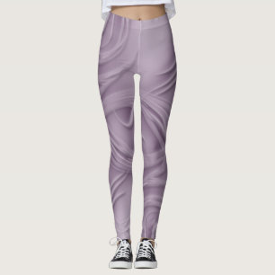 Curlen über Lila Kunstwerke Leggings
