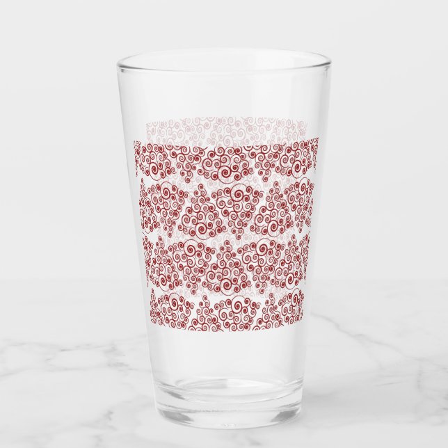 Curleque Weihnachtsbaum Glas (Vorderseite)