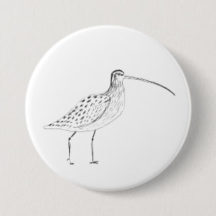 Curlew-Abzeichen Button