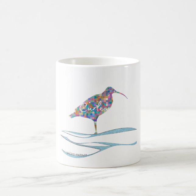 Curlew Multi Color Stilistisch modern Kaffeetasse (Mittel)