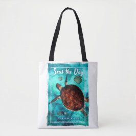 Curlew Turtle Tote Bag, Mittel Tasche