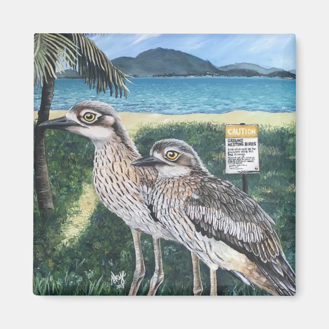 Curlew's of Townsville Strand Magnet (Vorne)
