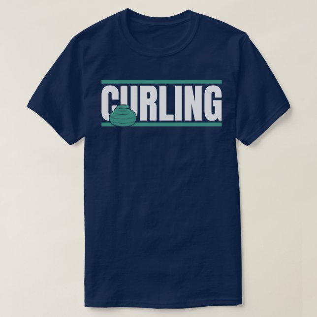 Curling 34 T-Shirt (Design vorne)