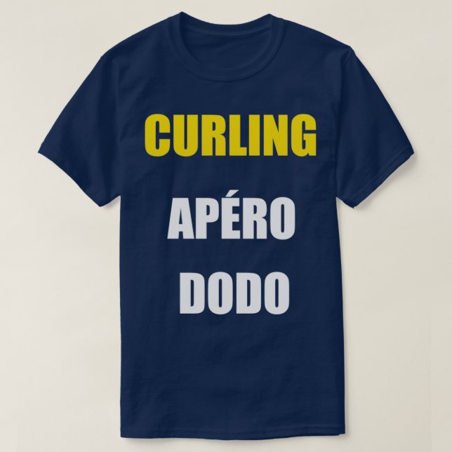Curling Apero dodo T-Shirt (Design vorne)