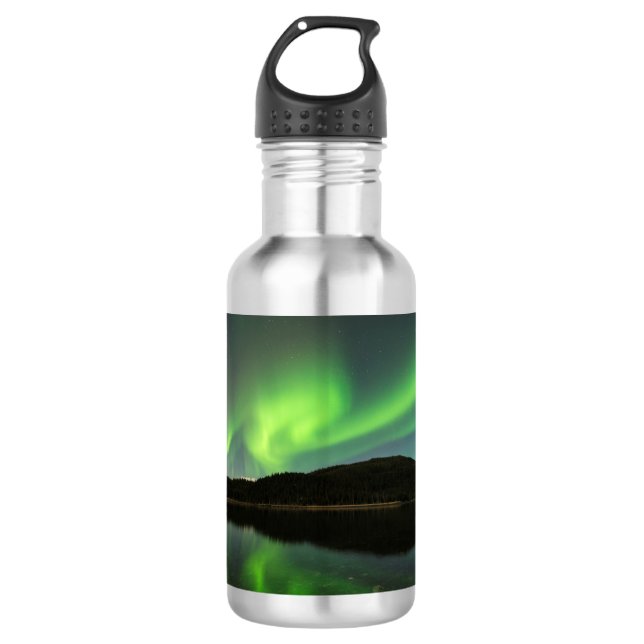 Curling Aurora Edelstahlflasche (Vorderseite)