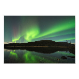 Curling Aurora Fotodruck