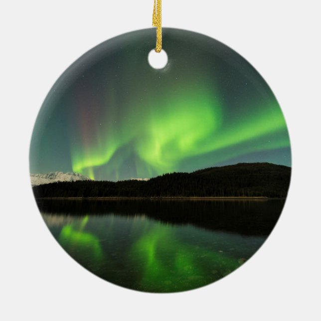 Curling Aurora Keramik Ornament (Hinten)