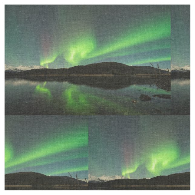 Curling Aurora Stoff (Nahaufnahme)