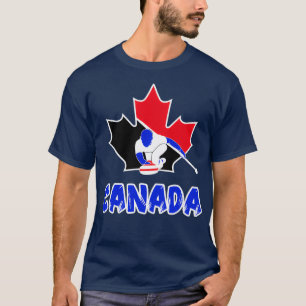 Curling Canada für Canadian Curling Fan und Curlin T-Shirt