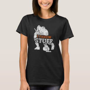 Curling Curler I wirbeln Eiskrümmung T-Shirt