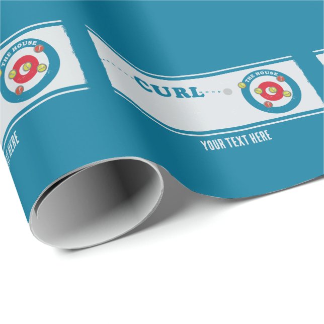 Curling Geschenkpapier (Rolleneckpunkt)