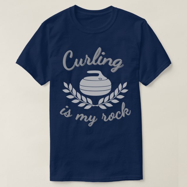 Curling ist mein Stein 1 T-Shirt (Design vorne)