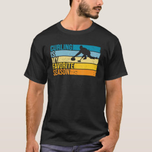 Curling ist meine Lieblingssaison für den Curling- T-Shirt