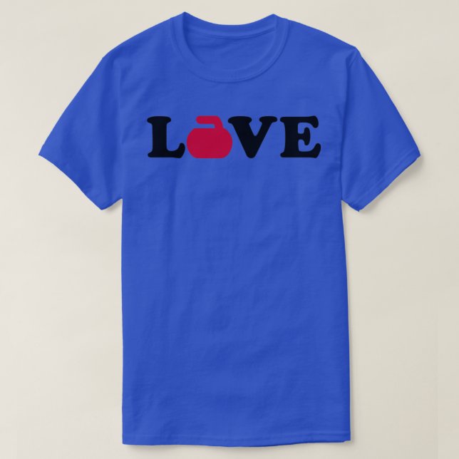 Curling Liebe 1 T-Shirt (Design vorne)