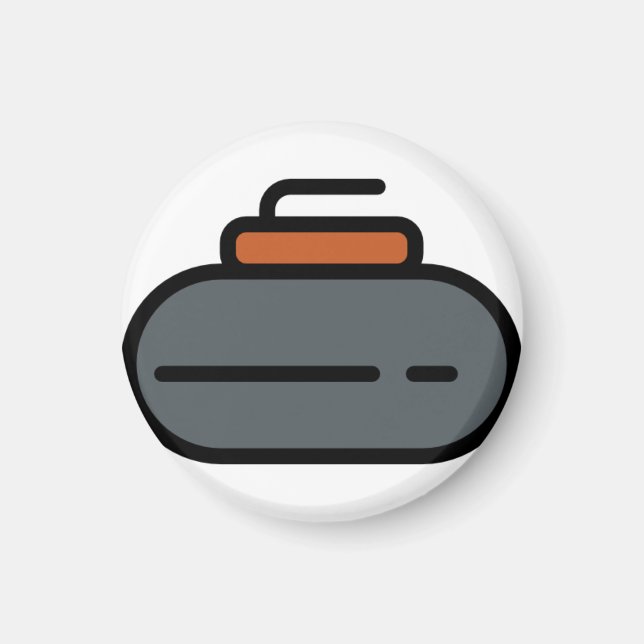 Curling Magnet (Vorne)
