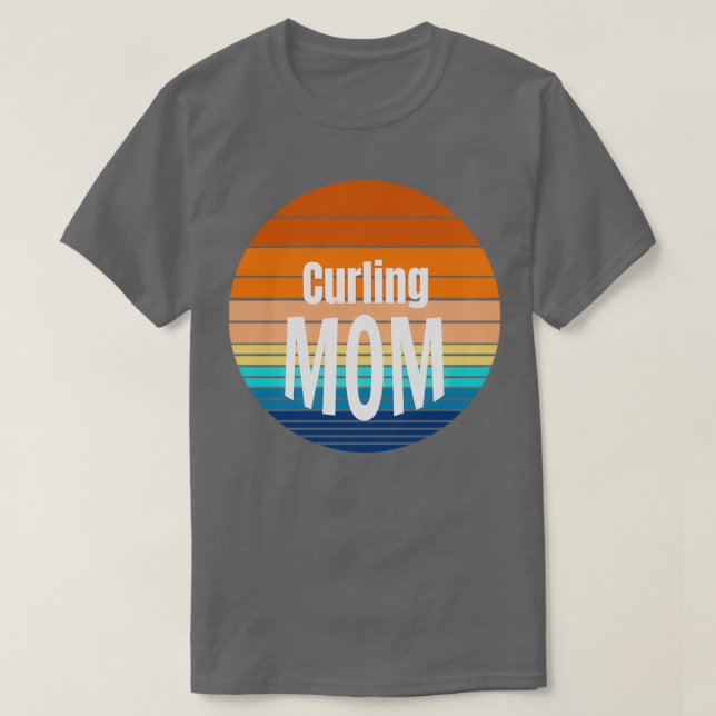 Curling-Mama-GIF T-Shirt (Design vorne)