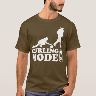 Curling-Modus im Curling-Curling-Stone-Curling-Spi T-Shirt