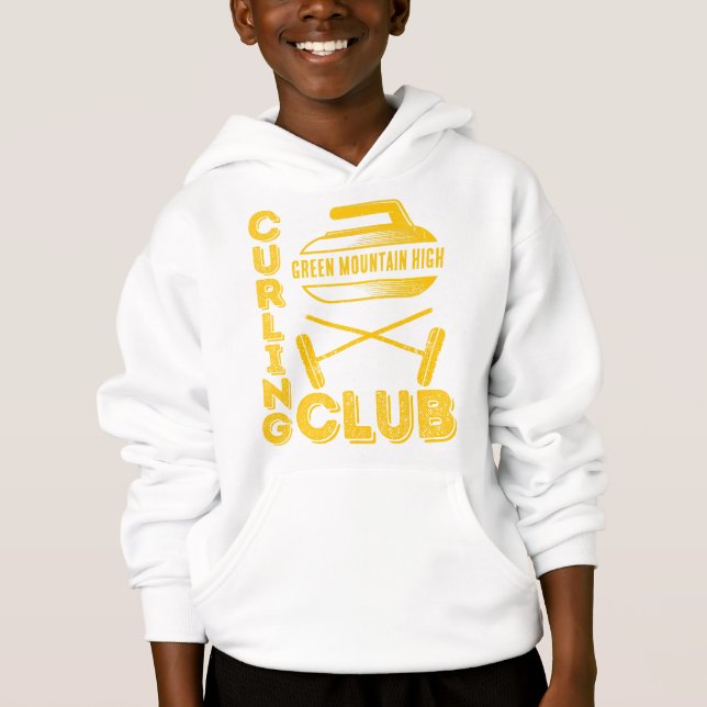 Curling, Name des Schulklub-Teams Hoodie (Vorderseite)