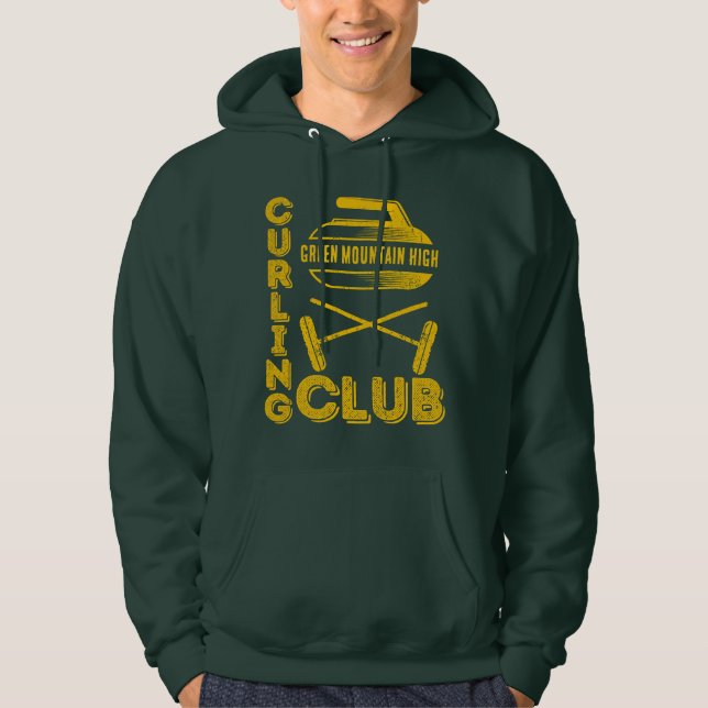 Curling, Name des Schulklub-Teams Hoodie (Vorderseite)