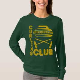 Curling, Name des Schulklub-Teams T-Shirt
