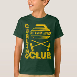 Curling, Name des Schulklub-Teams T-Shirt