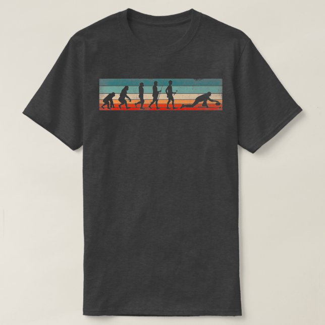 Curling Player for a Curler Evolution  T-Shirt (Design vorne)