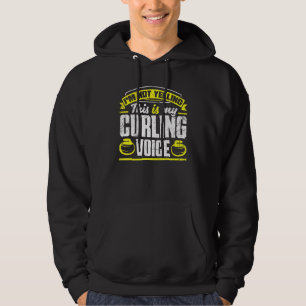 Curling Player für einen Curler, den ich nicht sch Hoodie