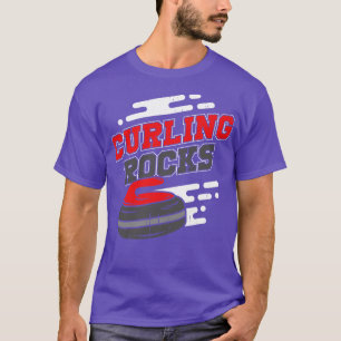 Curling Rocks Sport Curler Geschenk T-Shirt