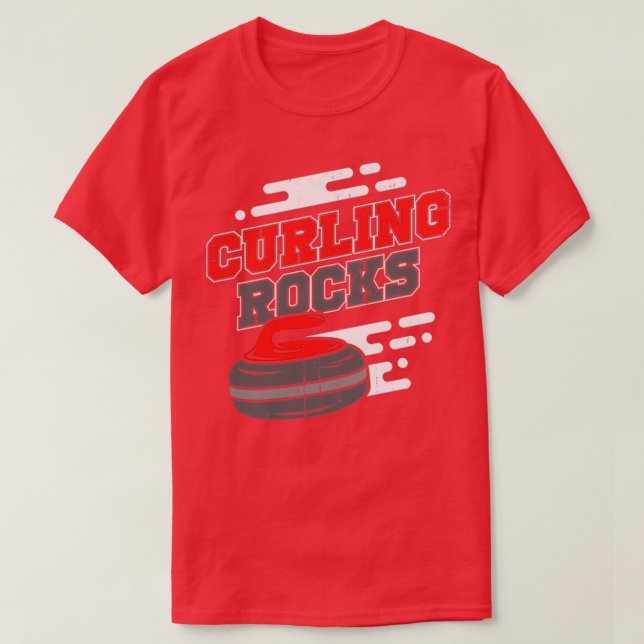 Curling Rocks T-Shirt (Design vorne)