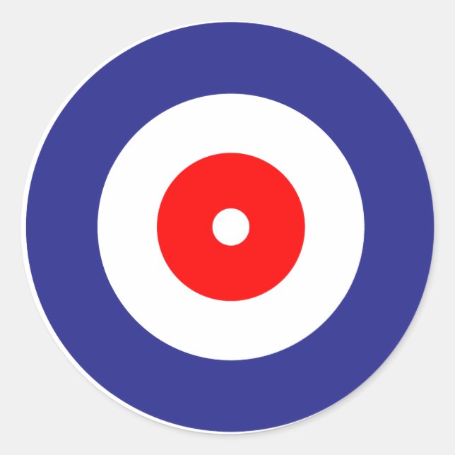 Curling Runder Aufkleber (Vorderseite)