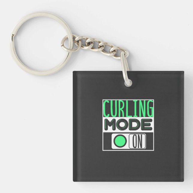 Curling Schlüsselanhänger (Vorderseite)