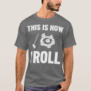 Curling Sport Game Curler Spieler Stones Broom Cur T-Shirt