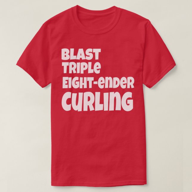 Curling Sport Geschenke Fanteam Geschenk Männer Fr T-Shirt (Design vorne)