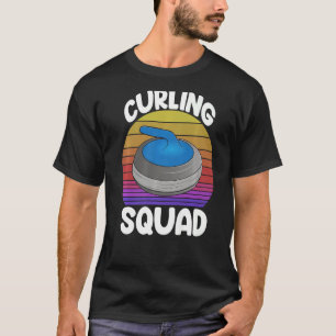 Curling Sqaud Gaming Men World's Great Curling T-Shirt