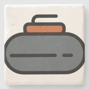 Curling Steinuntersetzer