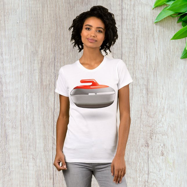 Curling Stone Womens T - Shirt (Von Creator hochgeladen)