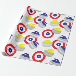Curling Stones Ice Sport Geschenkpapier