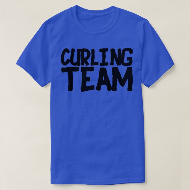 Curling Team T-Shirt (Design vorne)