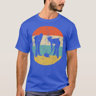 Curling Vintag Retro Curler 3 T-Shirt