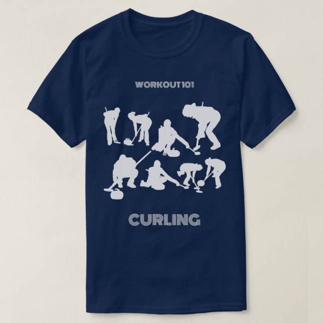 Curling Workout T-Shirt (Design vorne)