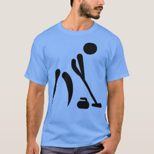 Curlingspielersymbol T-Shirt