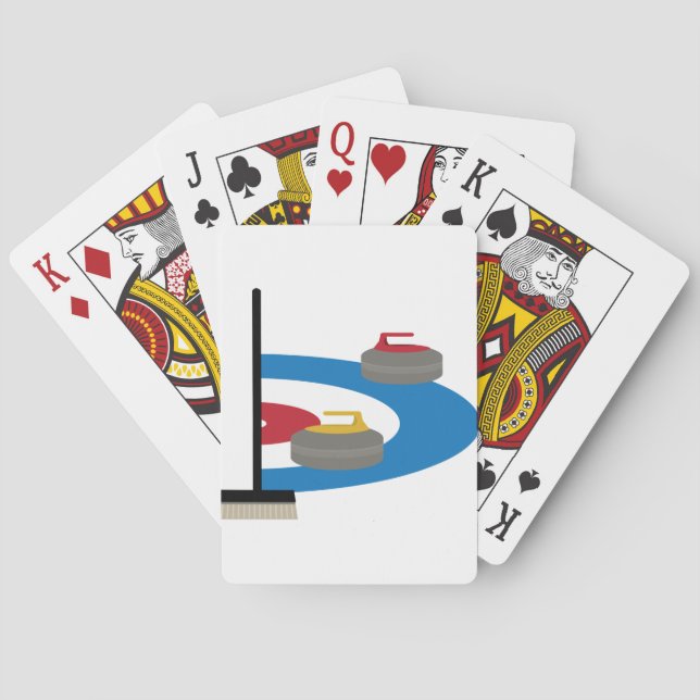 Curlingsport Spielkarten (Rückseite)