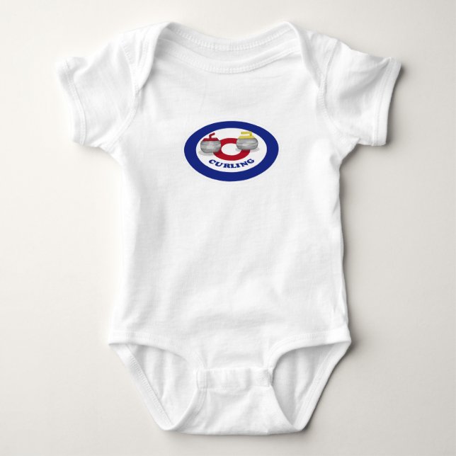 Curlingstein Baby Strampler (Vorderseite)