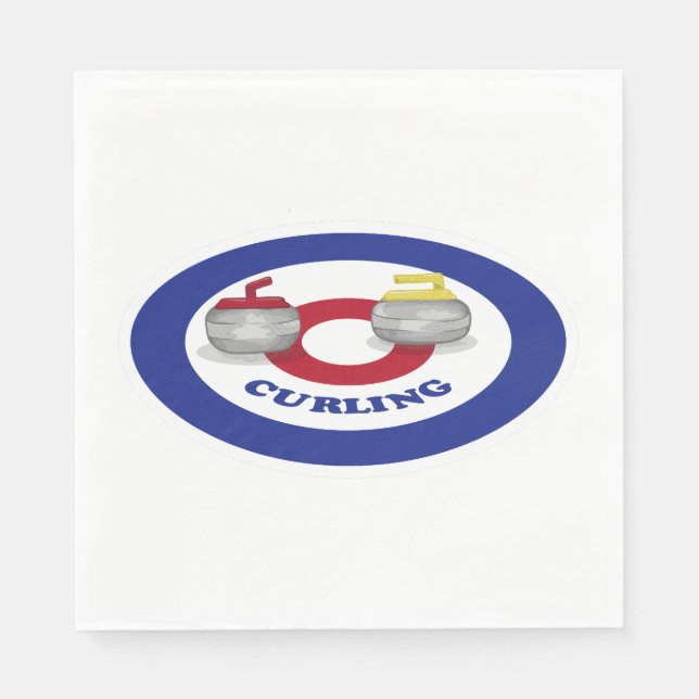 Curlingstein Serviette (Vorderseite)